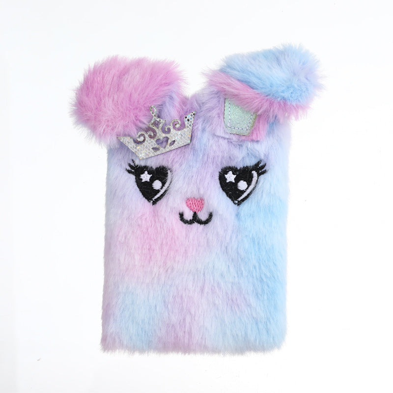 Wholesale Portable Mini Cartoon Plush Bunny Notebook